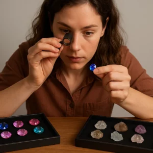 Pierres synthétiques versus naturelles : mon guide pour (facilement) reconnaitre les vraies pierres