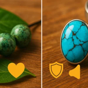 Pierre turquoise africaine : bienfaits et différences avec la turquoise classique