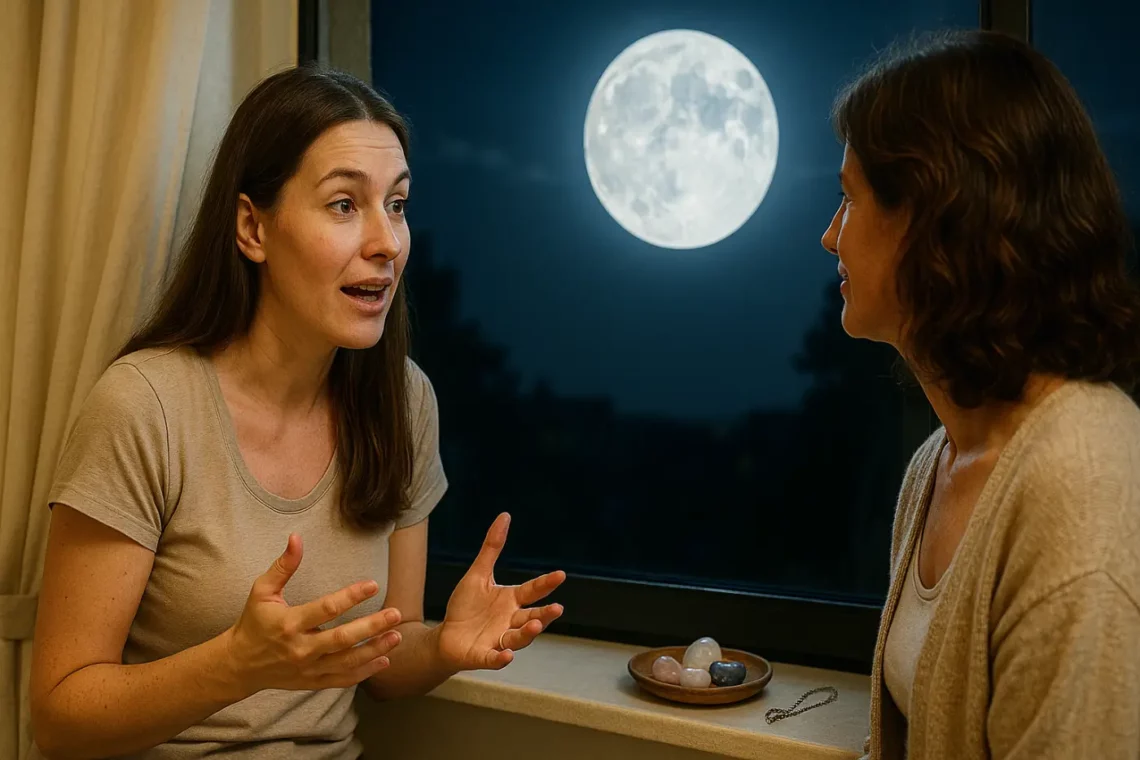 Pleine Lune en Gémeaux : libérer la parole des mamans et recharger ses bijoux en pierres naturelles