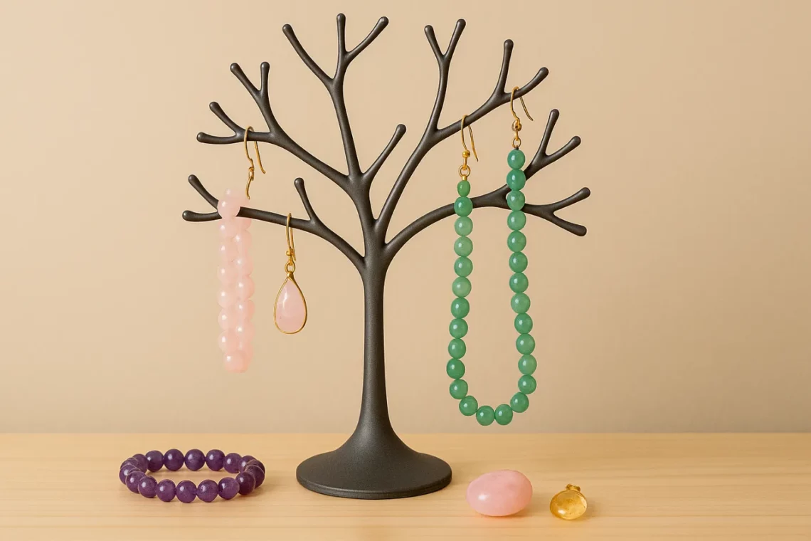 Arbre à bijoux : comment l'utiliser pour vos bijoux en pierres naturelles