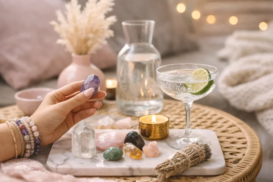 Addiction et Dry January : la lithothérapie peut-elle aider à tenir sans alcool ?