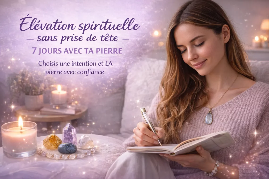 Élévation spirituelle sans prise de tête : poser une intention et choisir LA pierre qui t’accompagne 7 jours