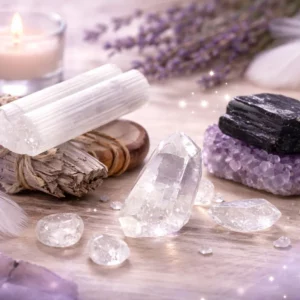 Reset de février : routine de purification énergétique en 10 minutes avec 3 pierres
