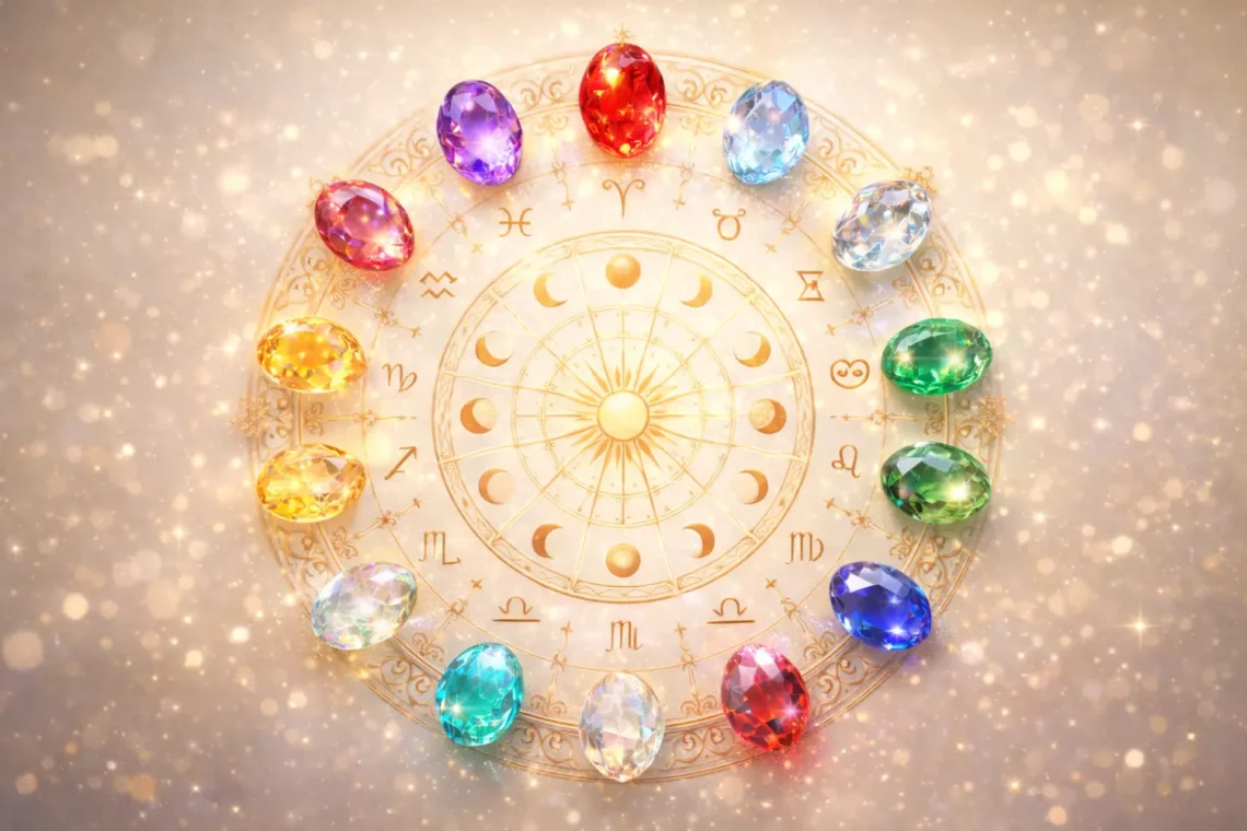 Calendrier des pierres de naissance mois par mois