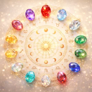 Calendrier des pierres de naissance mois par mois