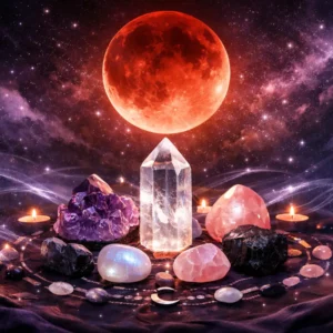 Pleine Lune de sang du 3 Mars 2026 : ses effets sur vos pierres naturelles