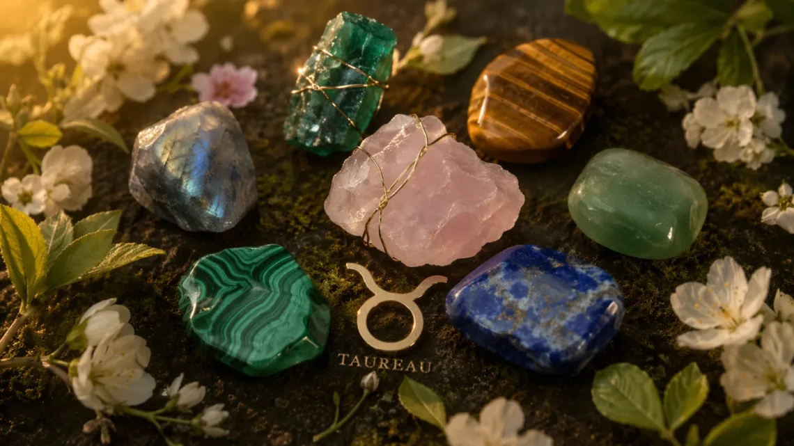 Signe du taureau : les pierres naturelles de lithothérapie à porter