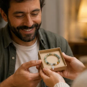 Bracelet communion personnalisé pour adulte : le cadeau gravé qui marque une vie