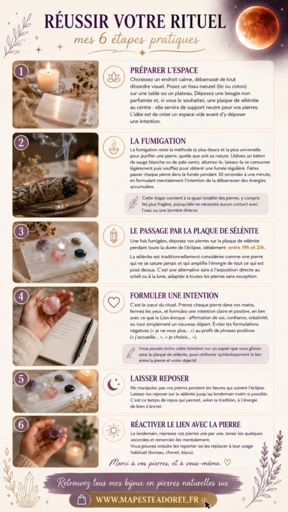 Réussir votre rituel : mes 6 étapes pratiques