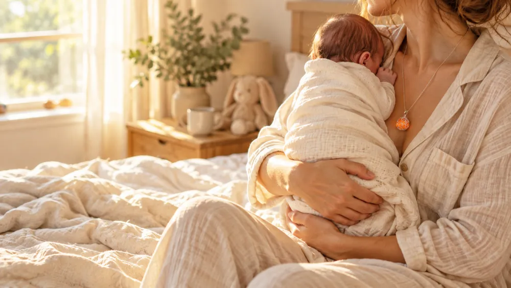 Et après l'accouchement ? Un bola en cornaline pour le post-partum